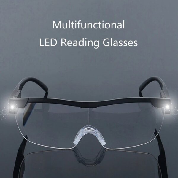 LED Magnifier Glasses