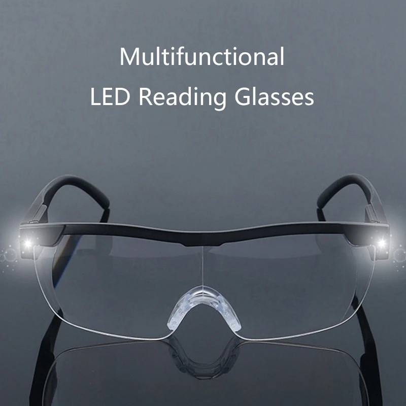 LED Magnifier Glasses